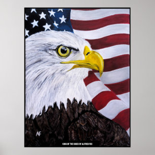 King of the Skies Painting by Alfred Fox Poster