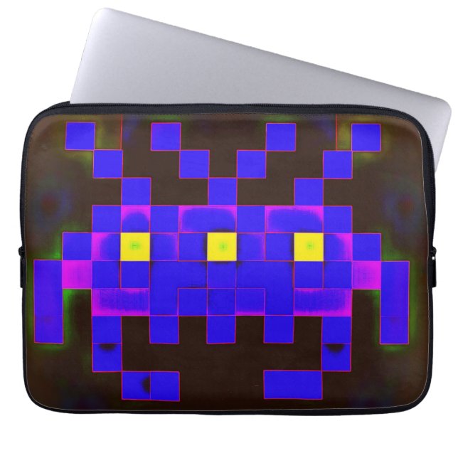 King of the Space Invasion (Version B) Laptop Sleeve (Front)