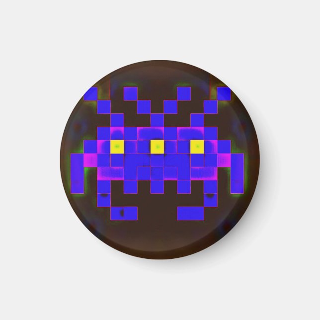 King of the Space Invasion (Version B) Magnet (Front)