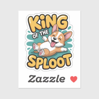 King of the Sploot Funny Dog Lying Pose Gift