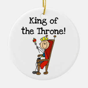 King of the Throne Ceramic Tree Decoration