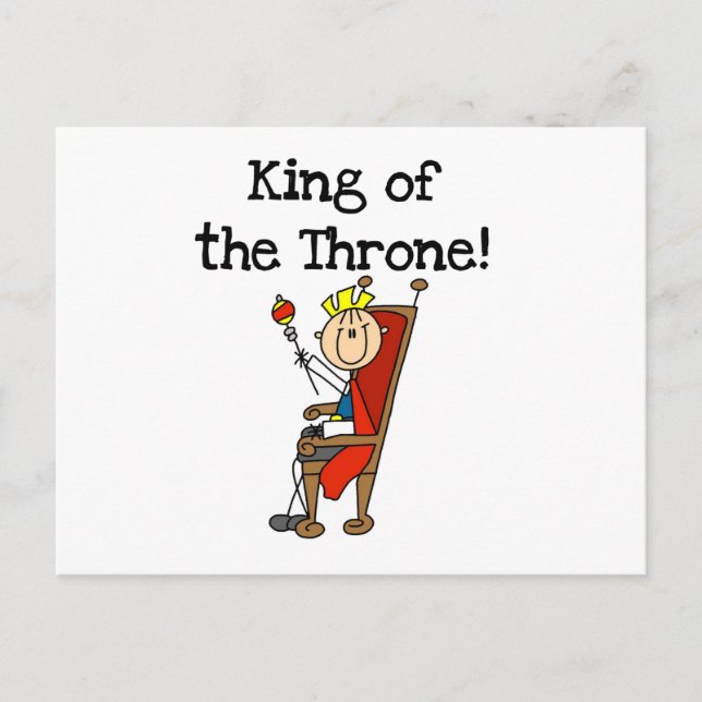 King of the Throne Postcard (Front)