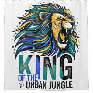 King of the Urban Jungle Shower Curtain