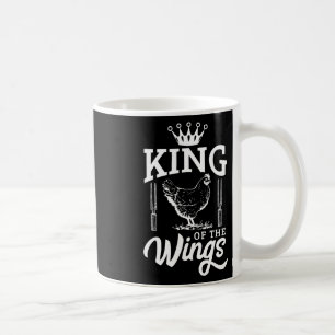 King Of The Wings Funny Chicken Bbq Barbecue  Coffee Mug