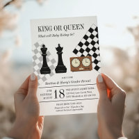 King Or Queen Chess Gender Reveal Party