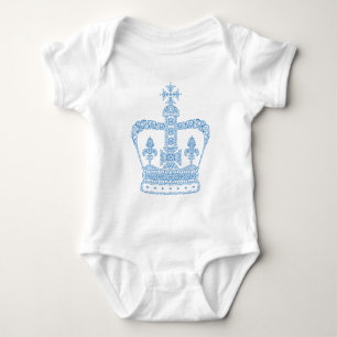 King or Queen Crown Baby Bodysuit