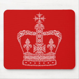 King or Queen Crown Mouse Mat