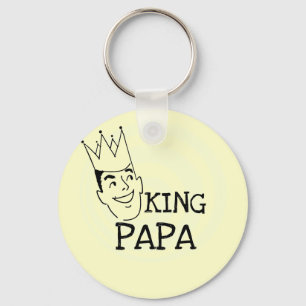King Papa T-shirts and Gifts Key Ring