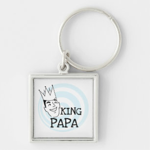 King Papa T-shirts and Gifts Key Ring