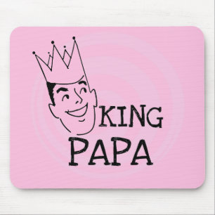 King Papa T-shirts and Gifts Mouse Mat