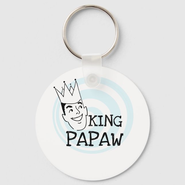 King Papaw T-shirts and Gifts Key Ring (Front)