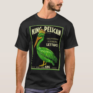 King Pelican California Lettuce - Vintage Produce  T-Shirt