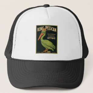 King Pelican Vintage Label Trucker Hat