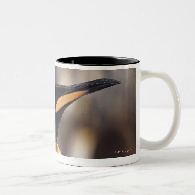 King penguin (Aptenodytes patagonicus) Two-Tone Coffee Mug (Right)