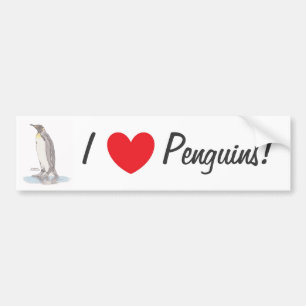 King Penguin Bumper Sticker