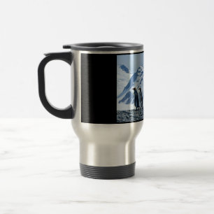 King Penguins at South Georgia Travel Mug