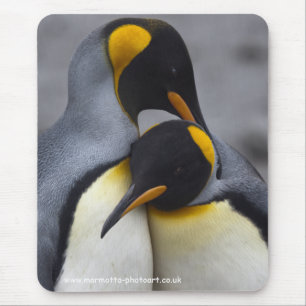 King Penguins in Love Mousemat