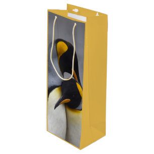 King Penguins in Love Wine Gift Bag