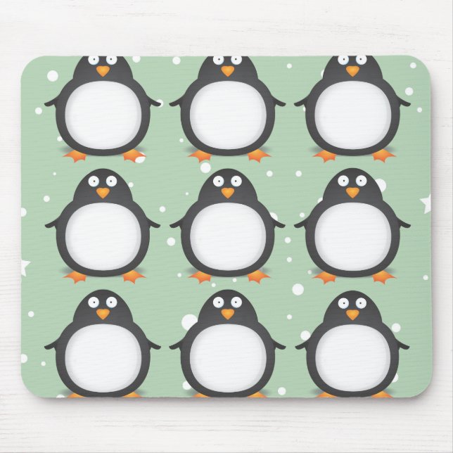 King Penguin's Mouse Mat (Front)