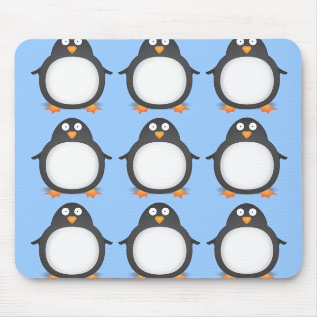 King Penguin's Mouse Mat (Front)