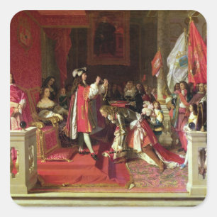 King Philip V of Spain Square Sticker