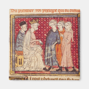 King Philippe I , Grandes Chroniques de France Magnet