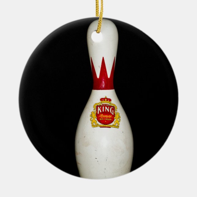 King Pin Ceramic Tree Decoration (Front)