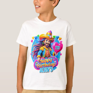 King Pirate Birthday Kids Gifts Illustration T-Shirt