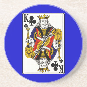 King Poker Player Coaster