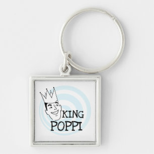 King Poppi T-shirts and Gifts Key Ring