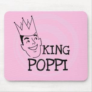 King Poppi T-shirts and Gifts Mouse Mat