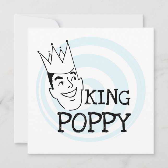 King Poppy T-shirts and Gifts (Front)