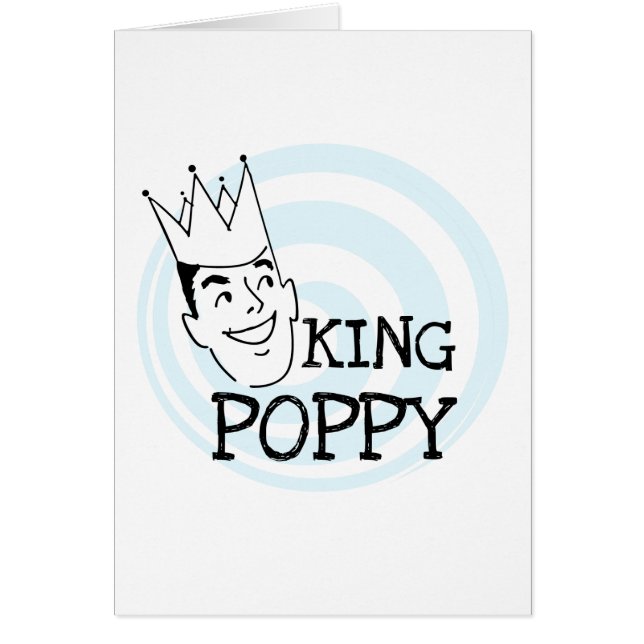 King Poppy T-shirts and Gifts (Front)
