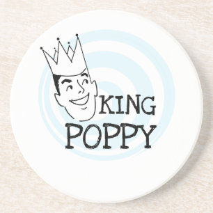 King Poppy T-shirts and Gifts Coaster