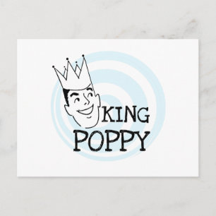 King Poppy T-shirts and Gifts Postcard