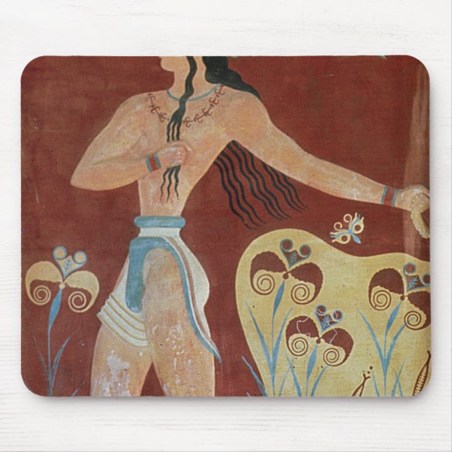 King-Priest or Prince with Lilies Mouse Mat (Front)