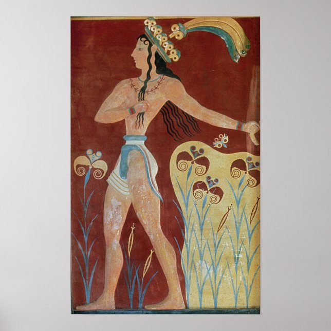 King-Priest or Prince with Lilies Poster (Front)