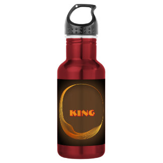KING Print Moon-inspired Logo Red Color Perfect 532 Ml Water Bottle