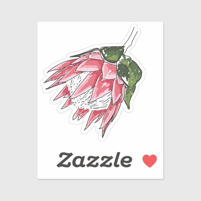 King Protea Custom cut Sticker II (Sheet)