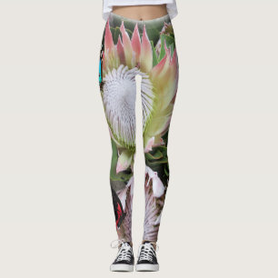 King Protea from South Africa Leggings