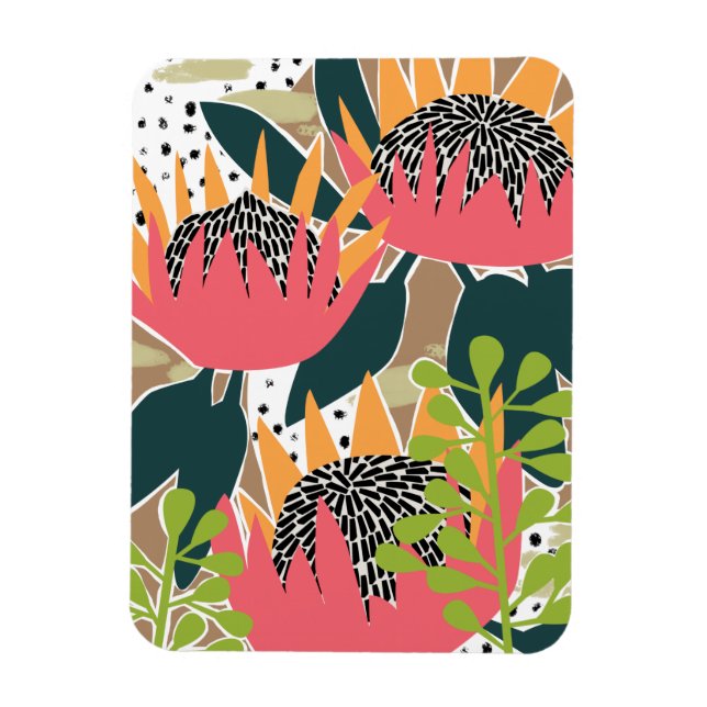 King Protea I Magnet (Vertical)