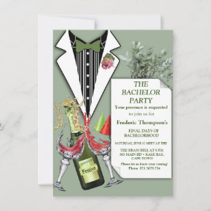 King Protea's Tuxedo Corsage Bachelor Party