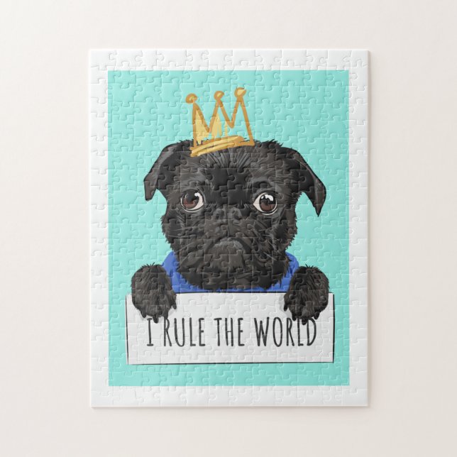 King Pug Jigsaw Puzzle (Vertical)