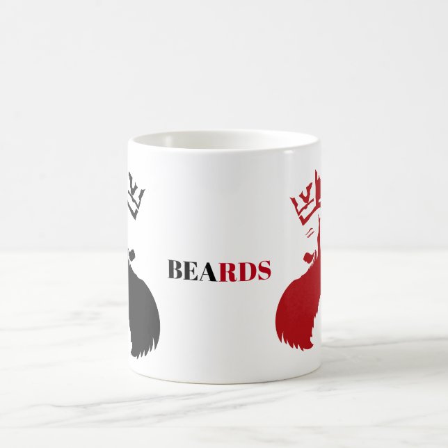 King&Queen Beards Coffee Mug (Center)