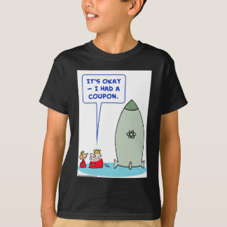 king queen bomb atomic coupon T-Shirt