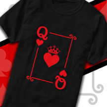 King Queen Hearts Matching Couple Queen of Hearts