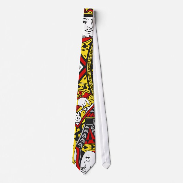 King Queen of Spades Tie (Front)