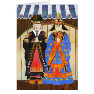 King & Queen's Wedding Card