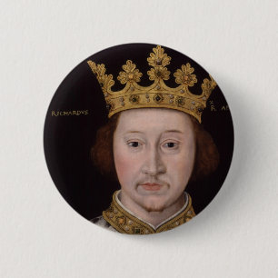 King Richard II of England 6 Cm Round Badge