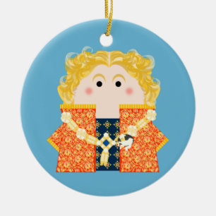 King Richard II of England Ceramic Tree Decoration